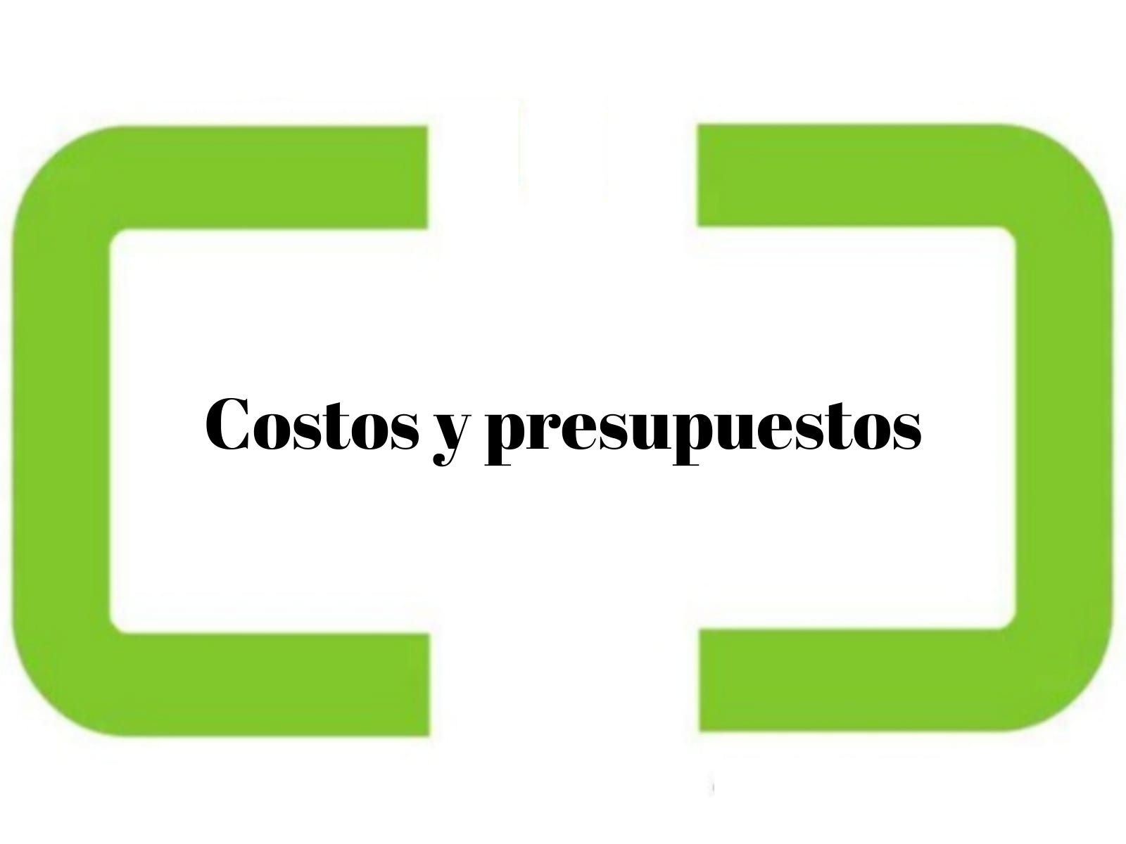 Costos Y Presupuestos