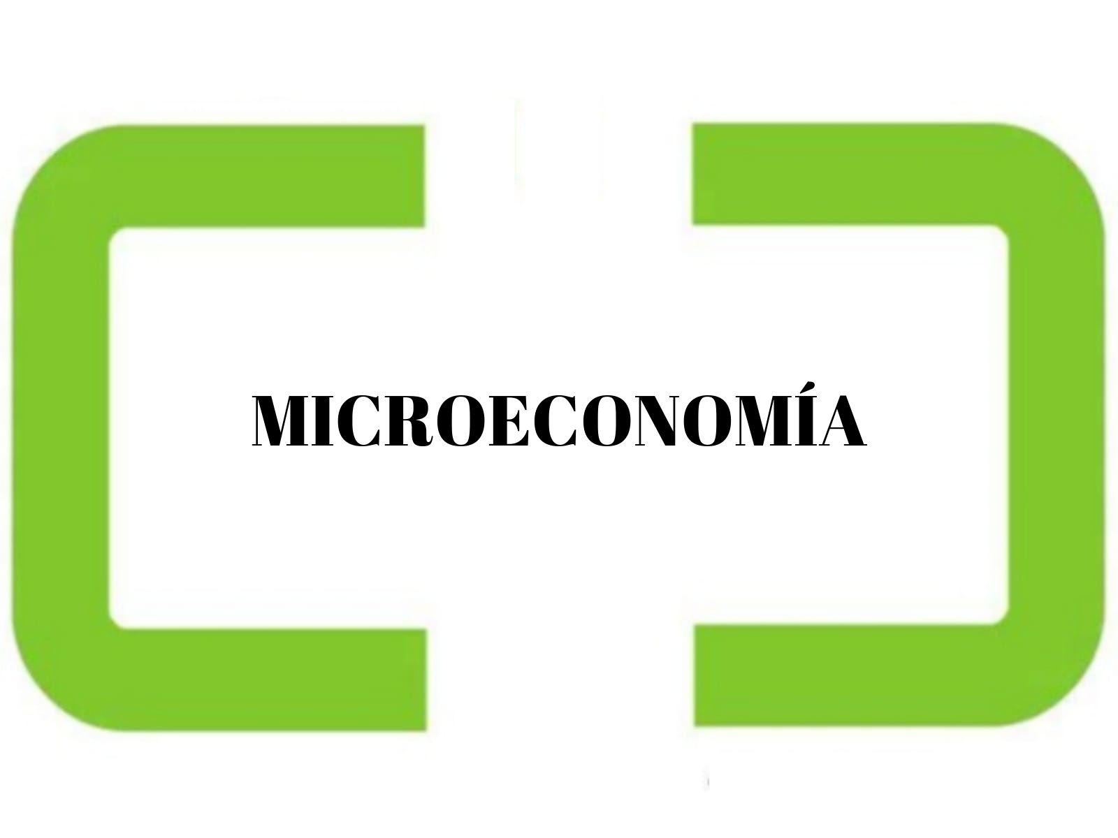 MICROECONOMÍA