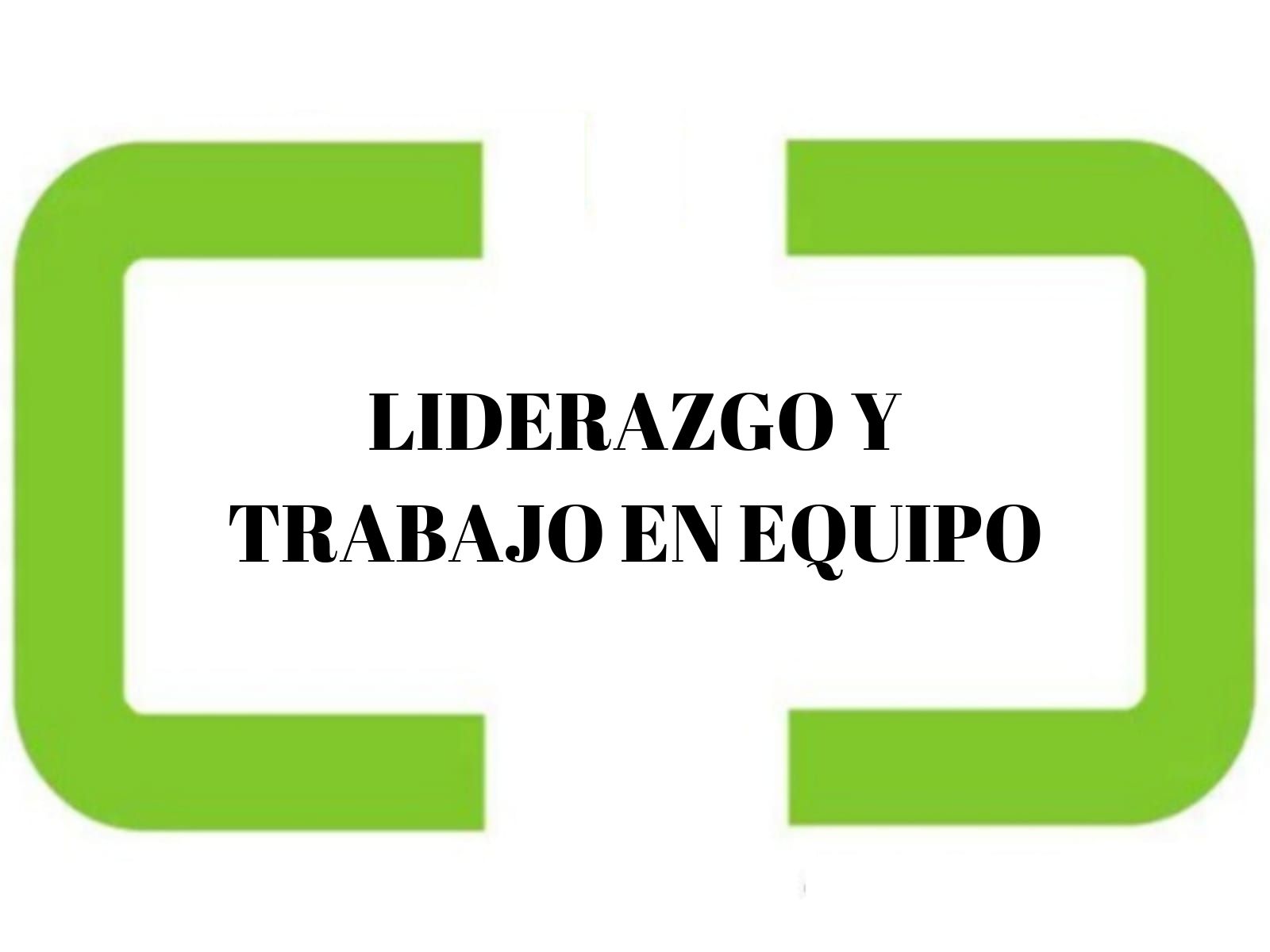 LIDERAZGO Y TRABAJO EN EQUIPO